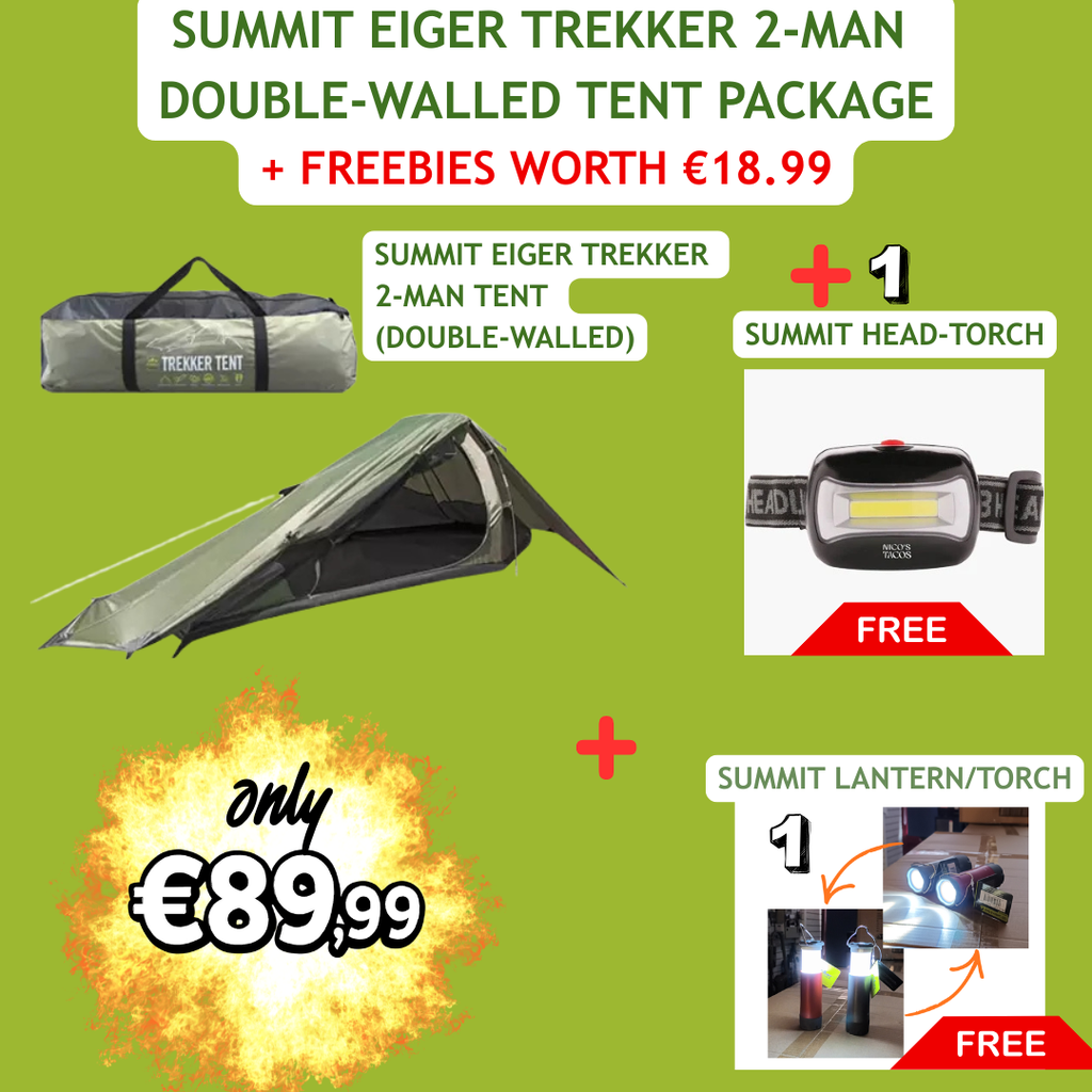 Buy Summit Pinnacle Eiger Trekker Double Tent Ireland at Open Season