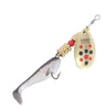 Mapso Ebro Minnow Spinning Lure - Gold Spoon with Red Black Dots - OpenSeason.ie Irish Online Fishing Tackle Shop
