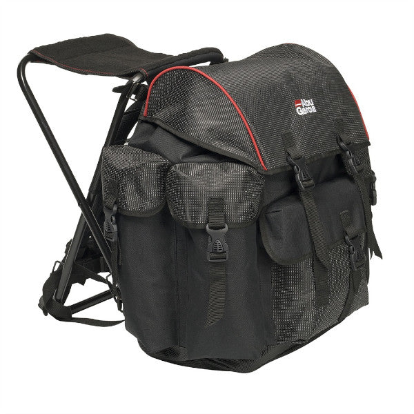 Abu Garcia Folding Fishing Stool w Integrated Rucksack - OpenSeason.ie Abu Garcia Folding Fishing Stool w Integrated Rucksack - OpenSeason.ie
