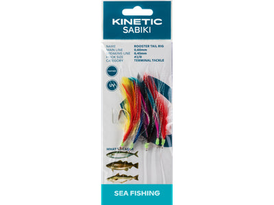 Kinetic Sabiki Rooster Tail Sea Rig - Sea Fishing Tackle at OpenSeason.ie - Irish Online Tackle Shop