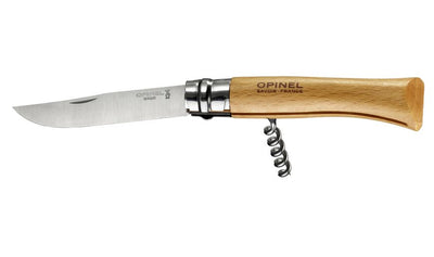 Opinel No. 10 Lock Knife with Corkscrew