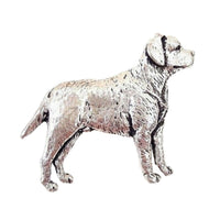 Hand-Crafted English Pewter Dog Lapel Pins