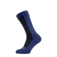 Sealskinz Waterproof Mid-Length Sock - Breathable & Insulated - Mid-Blue