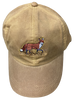 Beechfield Waxed Hunting Baseball Cap with Embroidered Standing Fox Motif