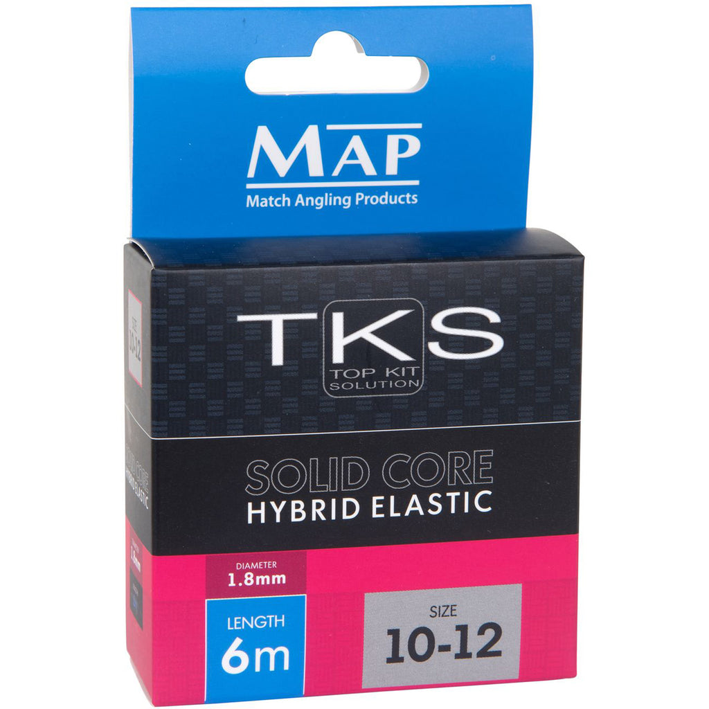 elastic sizes for pole fishing MAP TKS Solid Core Hybrid Pole/Match Fishing Elastic - Coarse Tackle
