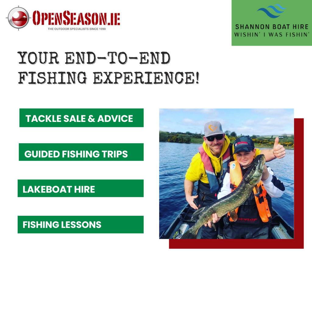 Shannon Boat Hire - Guided Fishing Tours - Fishing Lessons