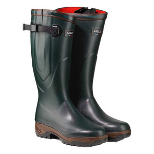 AIGLE Parcours 2 ISO Bronze Neoprene-Lined Wellingtons Front View