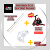 Abu Garcia Sölv Sea Trout Package with rod and Abu Max X SP 20 reel on a white background