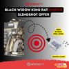 Barnett Black Widow King Rat Hunter Slingshot+FREE Ammo*