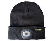 CORE Beanie with Rechargeable LED Headlamp
