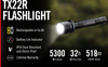 Coast TX22R Long-Range Tactical Focusing LED Torch (Rechargeable/Dual)
