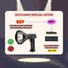Cyclops RS1600 Handheld Rechargeable Spotlamp +FREE Knife