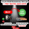 Cyclops RS1600 Rechargeable Spotlamp+FREE Multitool