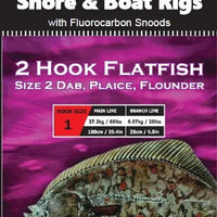 Dennett Saltwater Pro 2 Hook Flatfish Rig