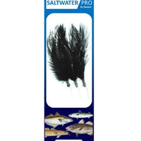 Dennett Saltwater Pro 3 Hook Black Feather Mackerel Rigs
