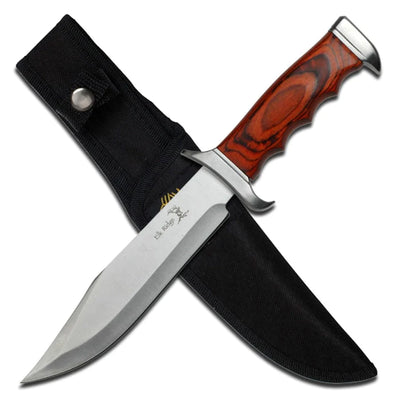 Elk Ridge Fixed Blade Bowie Knife - 12.5