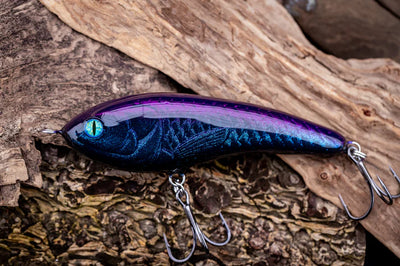 Forge of Lures Rolf Handmade Sinking Pike Jerkbait Lure in Black