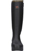 Gateway Pheasant Game Leather Side-Zip Insulated Rubber Wellies front view