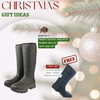 Gateway Moor Country Side-Zip Insulated Rubber Wellies+FREE Socks