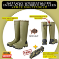 Gateway Woodstalker Insulated Rubber Wellies+FREE Tool