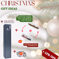 Griffon Hunter Extra-Deep 4 Gun Cabinet *FREE Cleaning Kit+Delivery