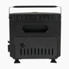 Highlander Compact Gas Heater Rear View Closed