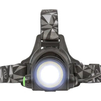 Highlander Polaris Rechargeable Headlamp Front View Light On