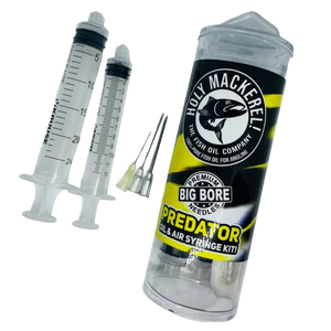 Holy Mackerel Premium Big Bore Predator Oil & Air Syringe Kit