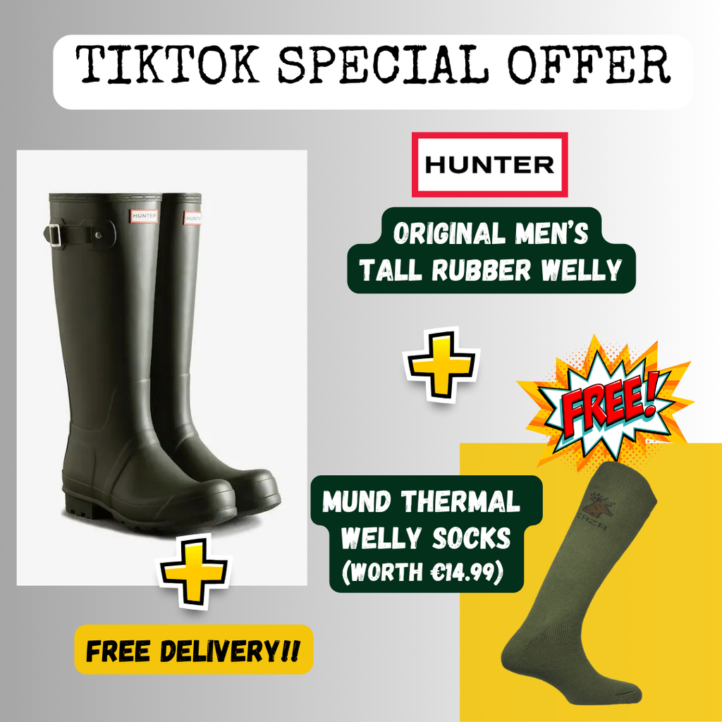 Hunter Original Men's Tall Rubber Welly Ireland Christmas Gift
