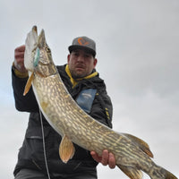 Patrick from OpenSeason.ie with Pike caught on Lough Derg using Forge of Lures Rolf Sinking Jerkbait Pike Lure