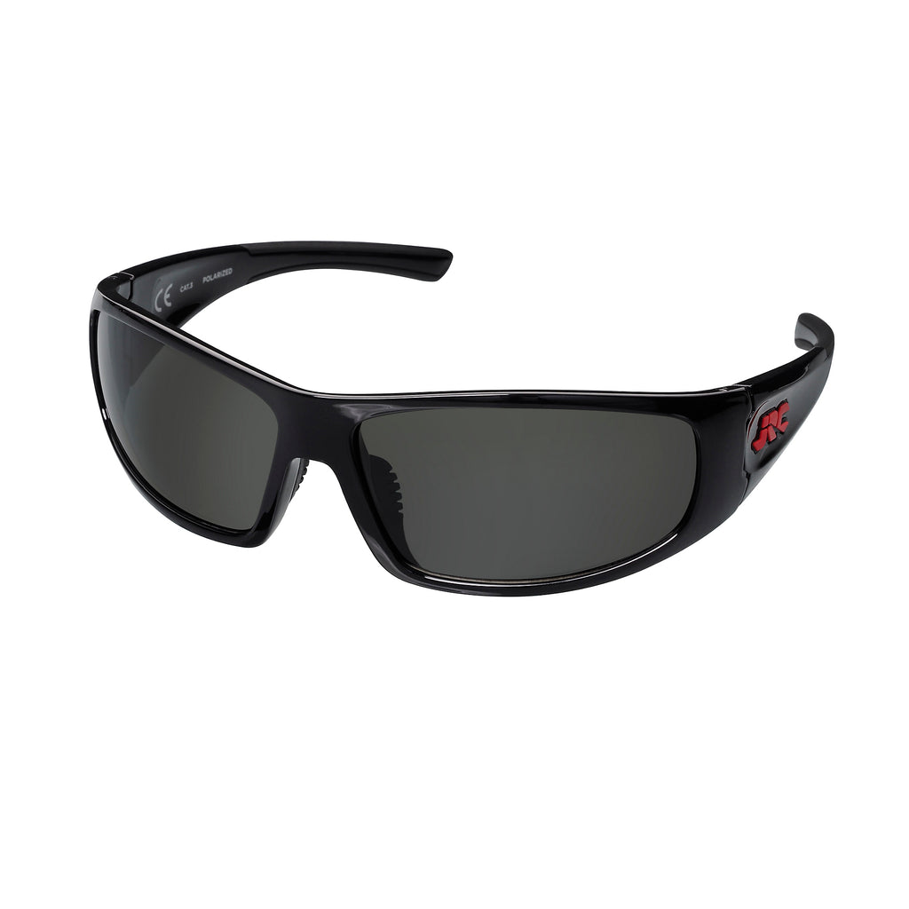 JRC Stealth Polarised Sunglasses Black Frame/Smoke Lens