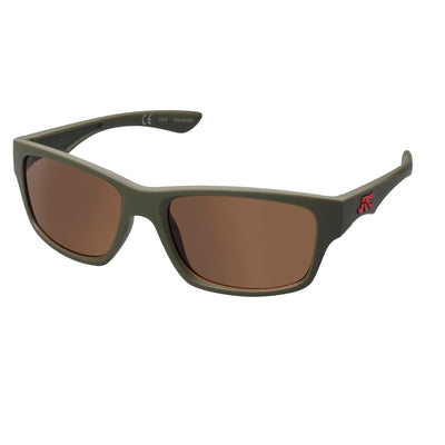 JRC Stealth Polarised Sunglasses Matt Moss Frame/Copper Lens