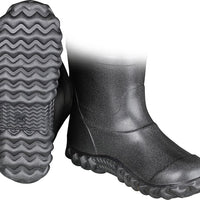 Kinetic NeoClassic Neoprene Fishing Chest Waders Boot View showing deep tread soles