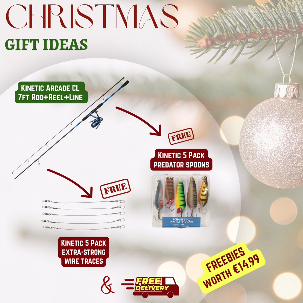 Kinetic Arcade CL 7ft Spin Rod+Reel+Line+Spoons+Traces