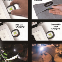 CORE Beanie with Integrated Rechargeable LED Headlamp