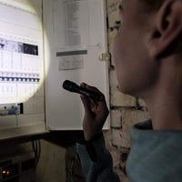 LEDLENSER P5R Hand-Held Rechargeable Torch in Woman's Hand