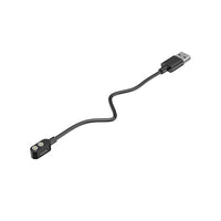 Black LedLenser Type A Magnetic Charging Cable on a white background