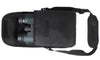 Levenhuk Karma PRO 10.42 Binoculars in a black carrying case with a strap on a white background