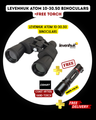 Levenhuk Atom 10-30.50 Binoculars+FREE Torch
