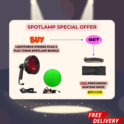 Lightforce Striker 170mm Smart Bundle+FREE Knife