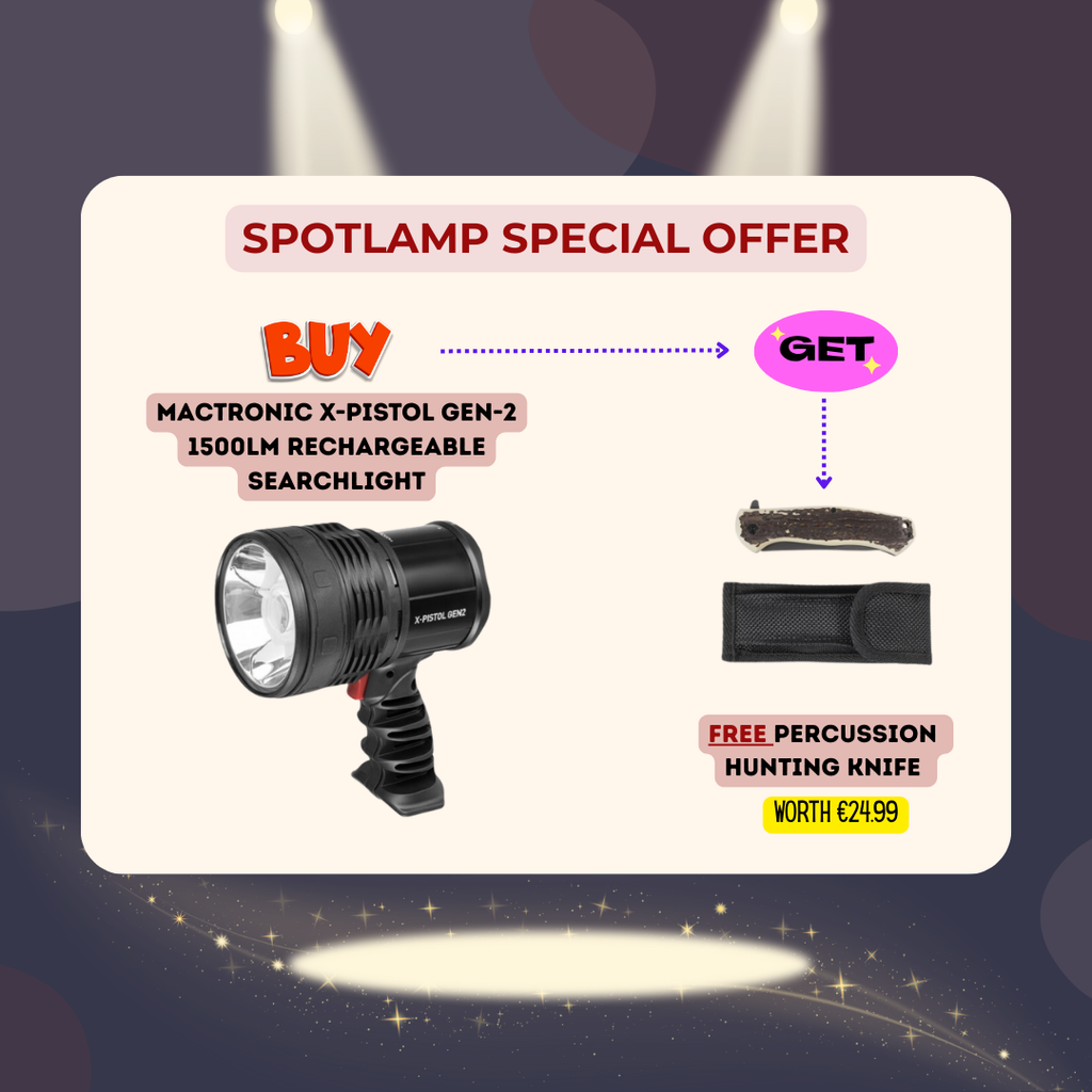 Mactronic X-Pistol Gen-2 1500LM Rechargeable Searchlight