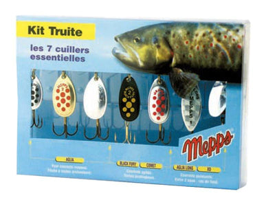 Mepps Essential Trout Spinner Kit (7 Pack)