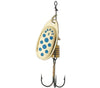 Mepps Comet Spinning Lure Gold Blue Dots