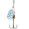 Mepps Comet Spinning Lure Silver Blue Dots