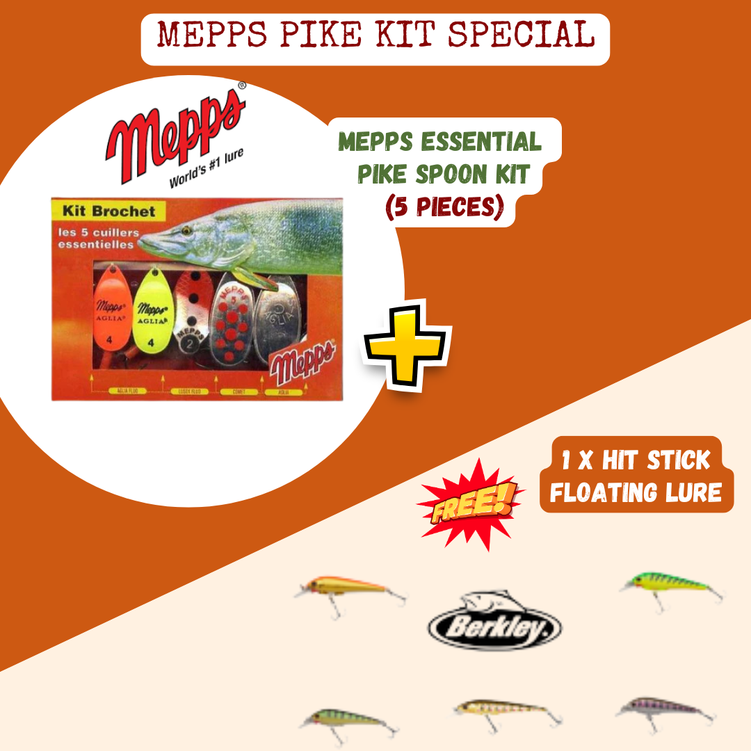 Buy Mepps Pike Spinnerbaits 5 Pack | OpenSeason.ie Irish Tackle Shop ...