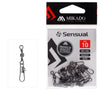 Mikado Barrel Swivel with Safety Snap