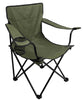 Mikado Folding Fishing Chair with Armrests Green 
