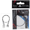 Mikado Steel Leader w. Swivel & Safety Snap | 2 Pack