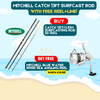 Mitchell Catch Surfcast Rod+FREE Reel+Line Package