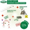 Mitchell Epic MX1 U-Light Spin Rod+Reel+Line+Box+Lures